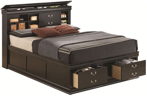 queen beds with drawers clearance.